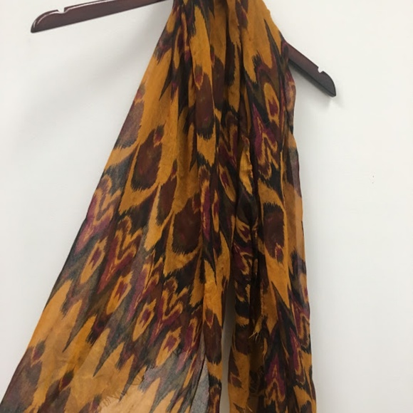 Multi-Color Fall Scarf - Picture 3 of 4